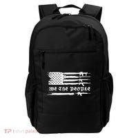 We The People Gun Rights Patriotic American Flag Backpack thumb 0