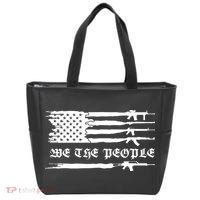 We The People Gun Rights Patriotic American Flag Tote Bag thumb 0