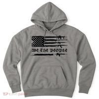 We The People Gun Rights Patriotic American Flag Hoodie thumb 0