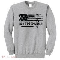 We The People Gun Rights Patriotic American Flag Sweatshirt thumb 0