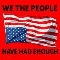 We The People Have Had Enough Upside Down USA Flag Santa Hat thumb 1