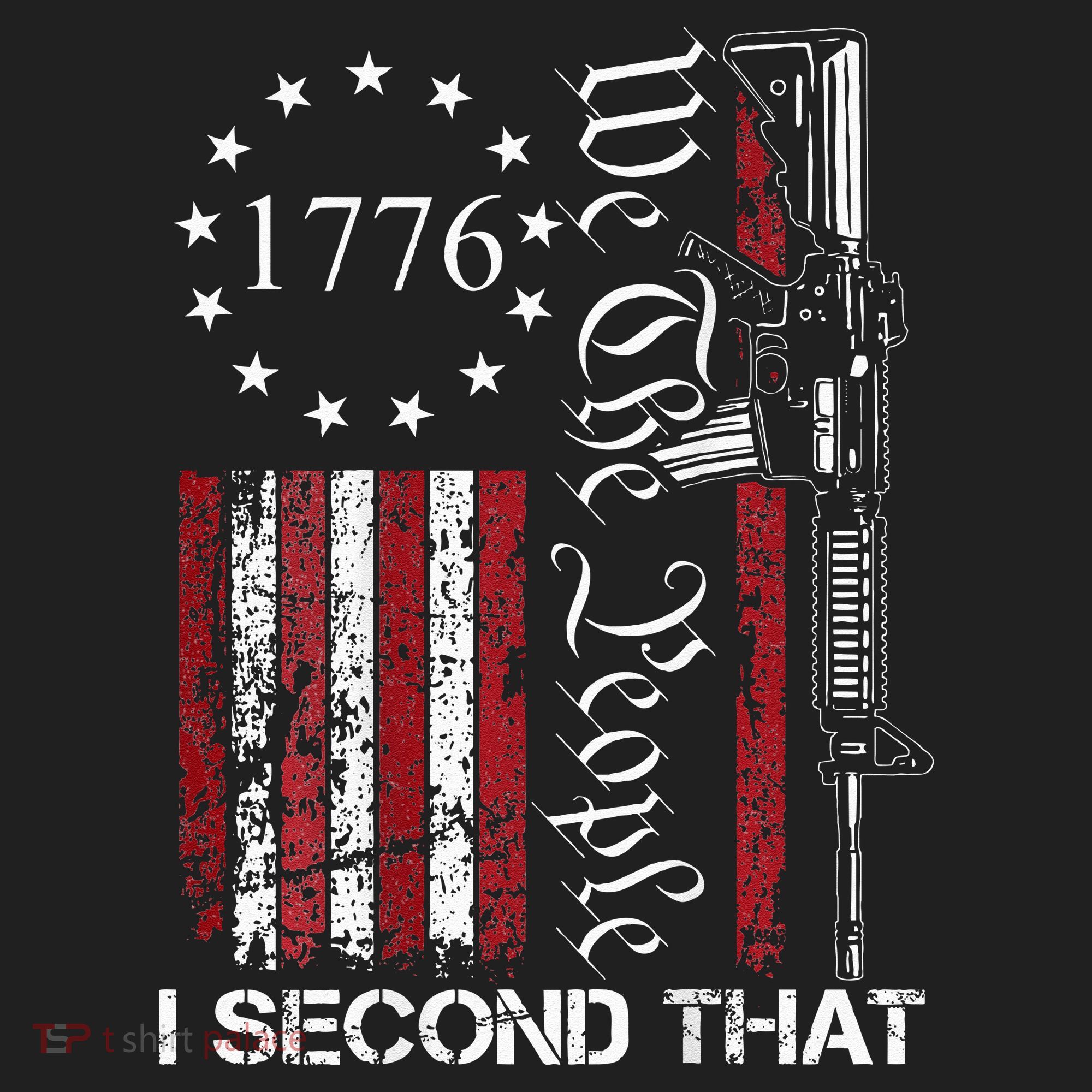 We The People I Second That 2nd Amendment US Flag Women's Sweatshirt