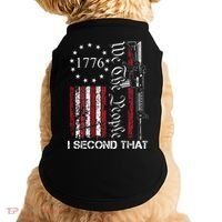 We The People I Second That 2nd Amendment US Flag Doggie Tank thumb 0