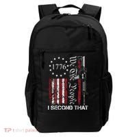We The People I Second That 2nd Amendment US Flag Backpack thumb 0