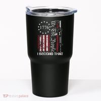 We The People I Second That 2nd Amendment US Flag Tumbler thumb 0