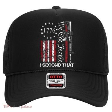We The People I Second That 2nd Amendment US Flag Hat