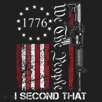 We The People I Second That 2nd Amendment US Flag Golf Towel thumb 3