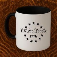 We The People Shirt 1776 Betsy Ross Flag Independence Day Coffee Mug thumb 2