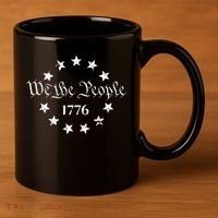 We The People Shirt 1776 Betsy Ross Flag Independence Day 11oz C Handle Ceramic Mug thumb 3