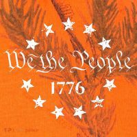 We The People Shirt 1776 Betsy Ross Flag Independence Day Kati Licensed 12" Camo Cuffed Beanie thumb 2