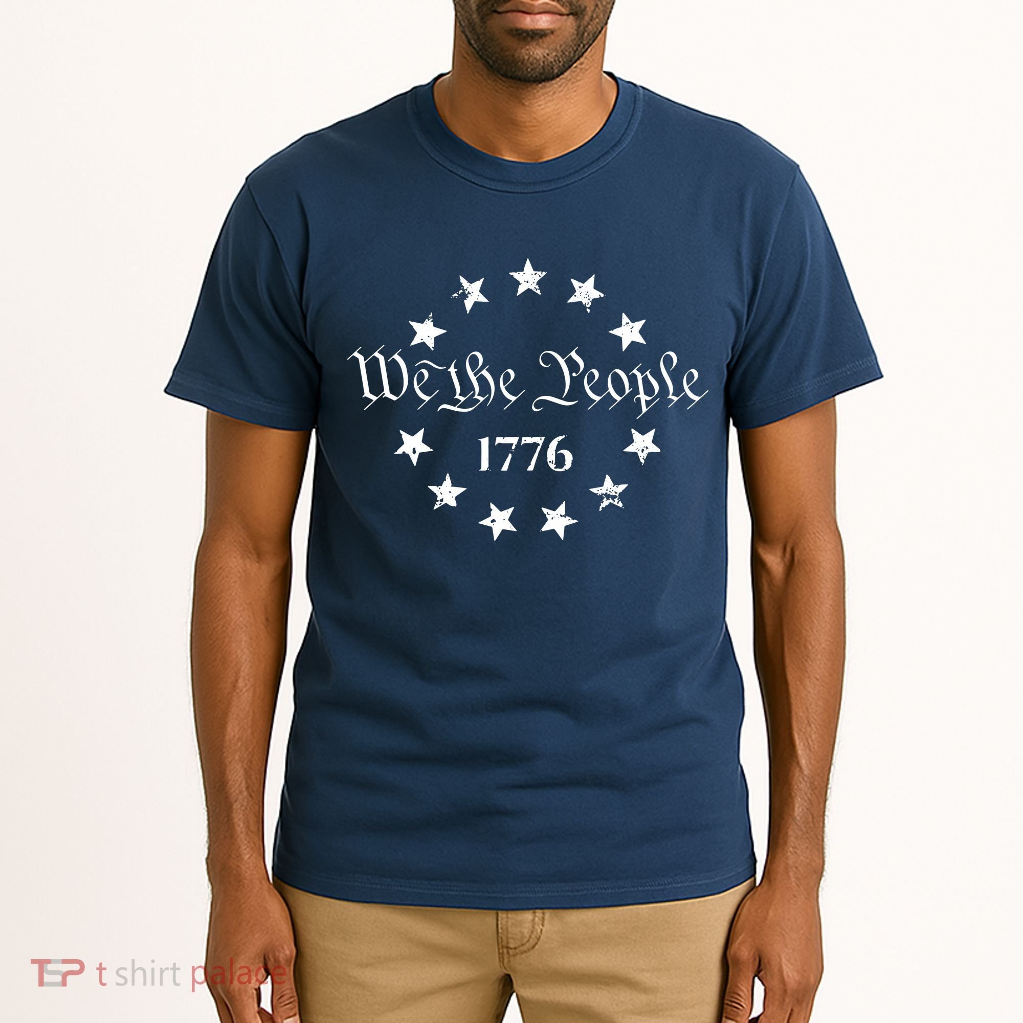 We The People Shirt 1776 Betsy Ross Flag Independence Day Tall T-Shirt