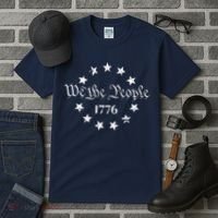 We The People Shirt 1776 Betsy Ross Flag Independence Day Tall T-Shirt thumb 3