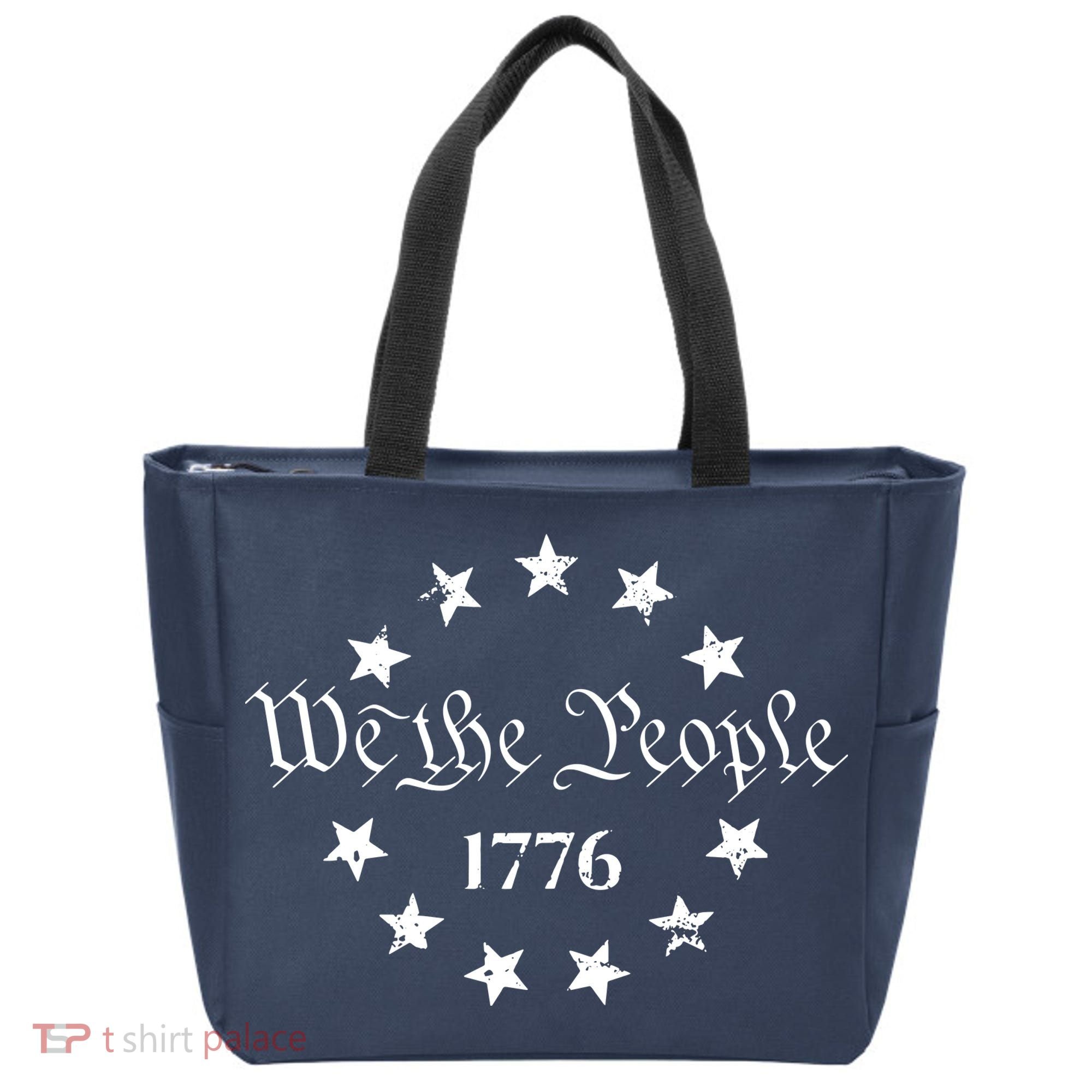 We The People Shirt 1776 Betsy Ross Flag Independence Day Tote Bag