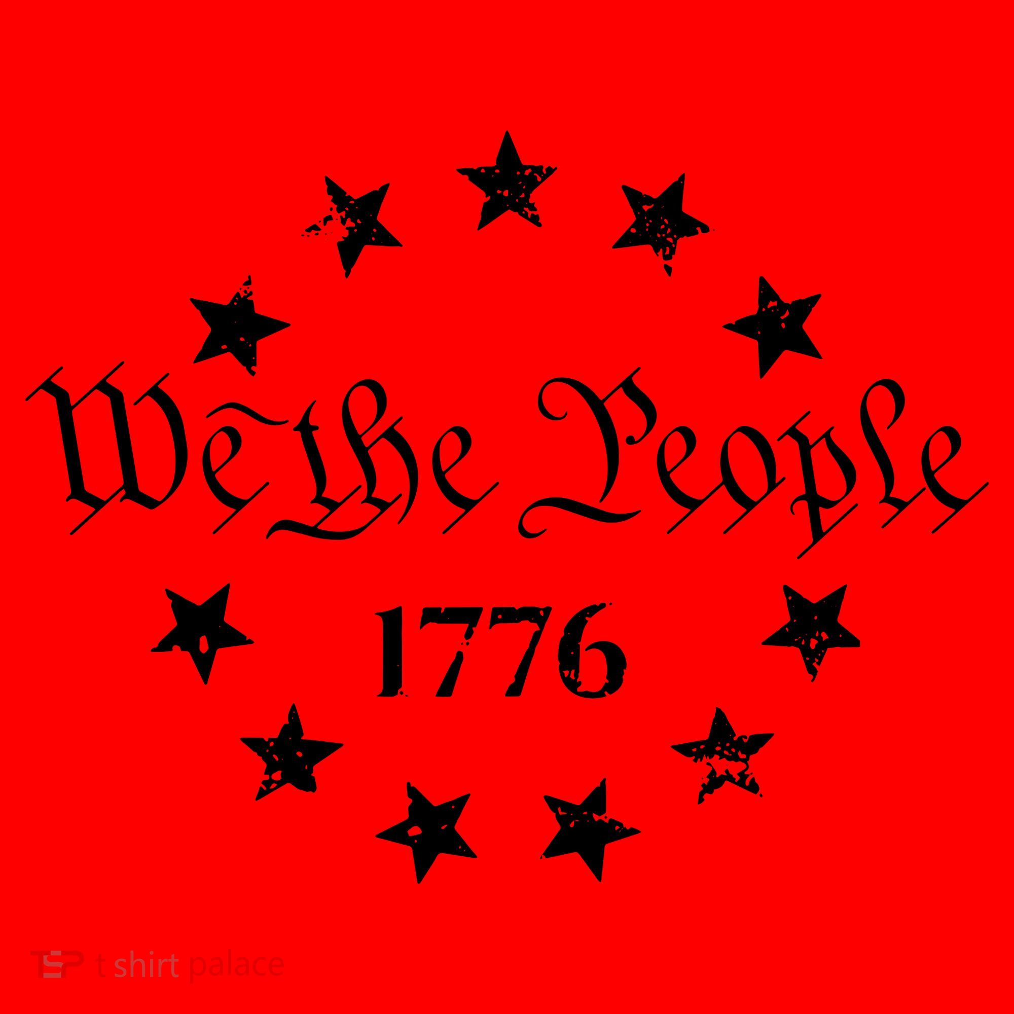 We The People Shirt 1776 Betsy Ross Flag Independence Day Santa Hat