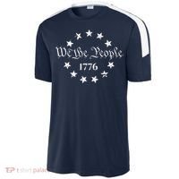 We The People Shirt 1776 Betsy Ross Flag Independence Day Sport-Tek Competitor United Soccer Jersey thumb 2