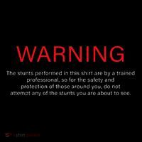 Warning Trained Professional Funny Jackass Stunts Disclaimer Women's Hoodie thumb 2