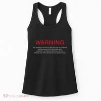 Warning Trained Professional Funny Jackass Stunts Disclaimer Women's Tank Top thumb 0