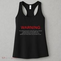 Warning Trained Professional Funny Jackass Stunts Disclaimer Women's Tank Top thumb 3