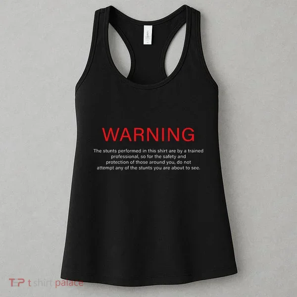 Warning Trained Professional Funny Jackass Stunts Disclaimer Women's Tank Top