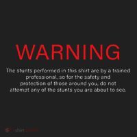 Warning Trained Professional Funny Jackass Stunts Disclaimer Golf Towel thumb 3