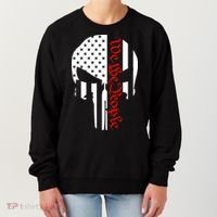 We The People Skull Patriotic Freedom Women's Sweatshirt thumb 0