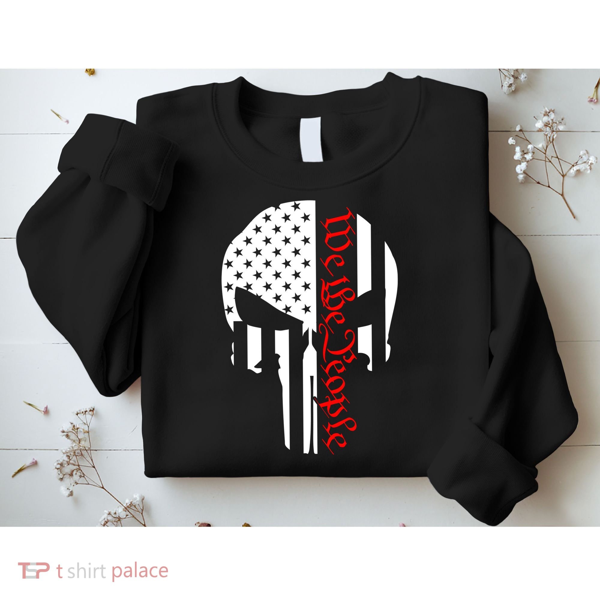 We The People Skull Patriotic Freedom Sweatshirt