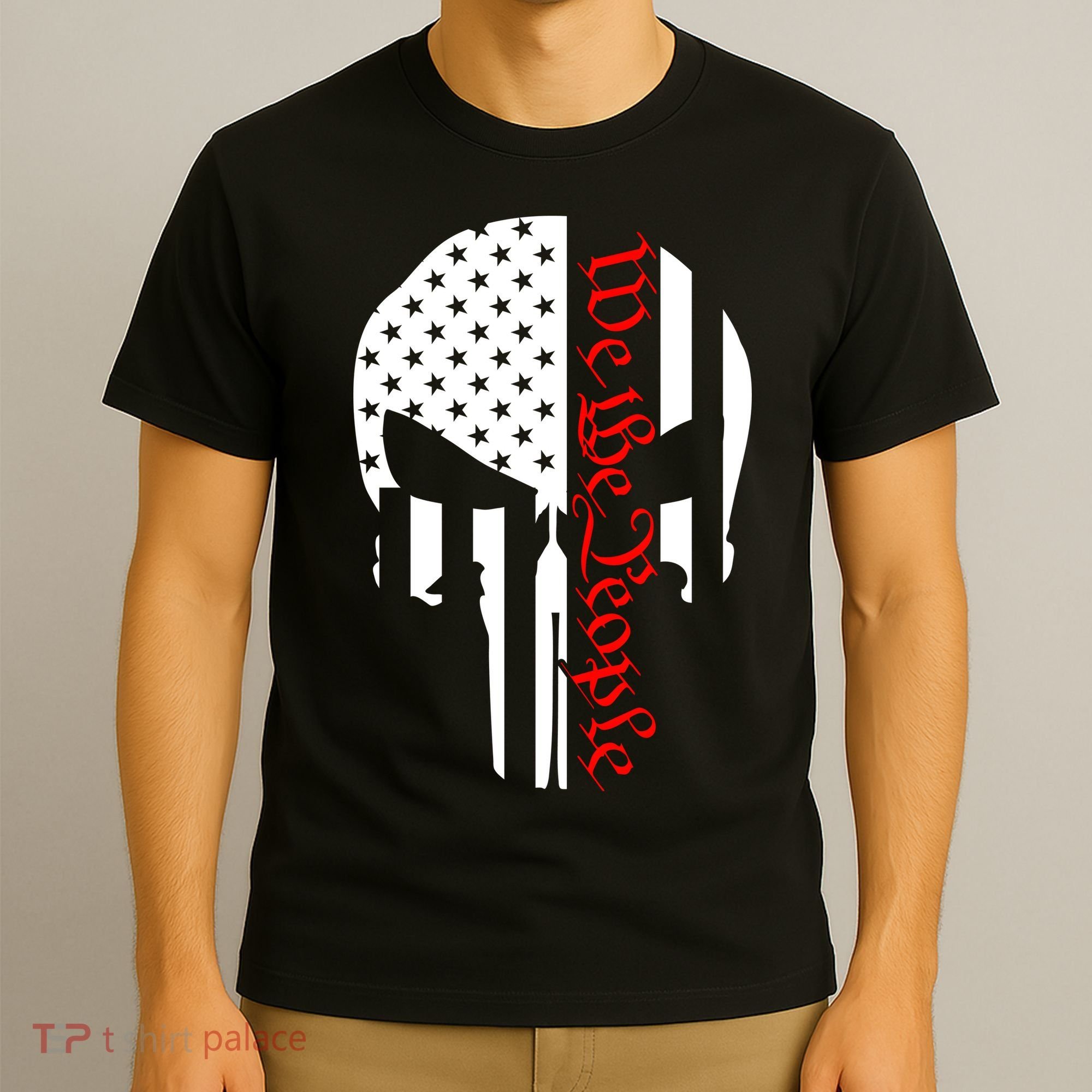We The People Skull Patriotic Freedom T-Shirt