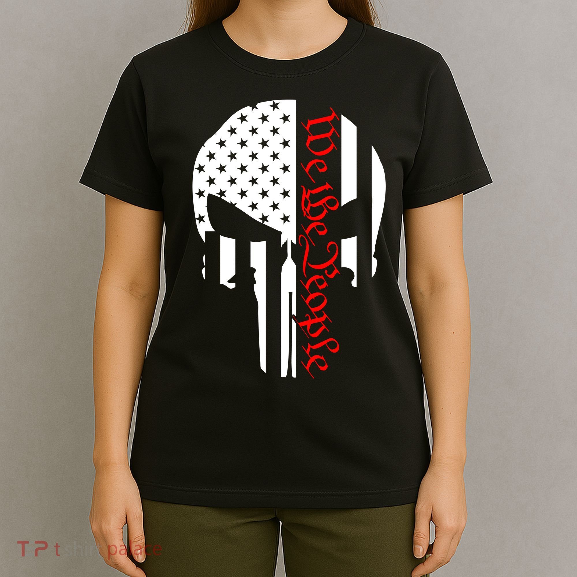 We The People Skull Patriotic Freedom T-Shirt