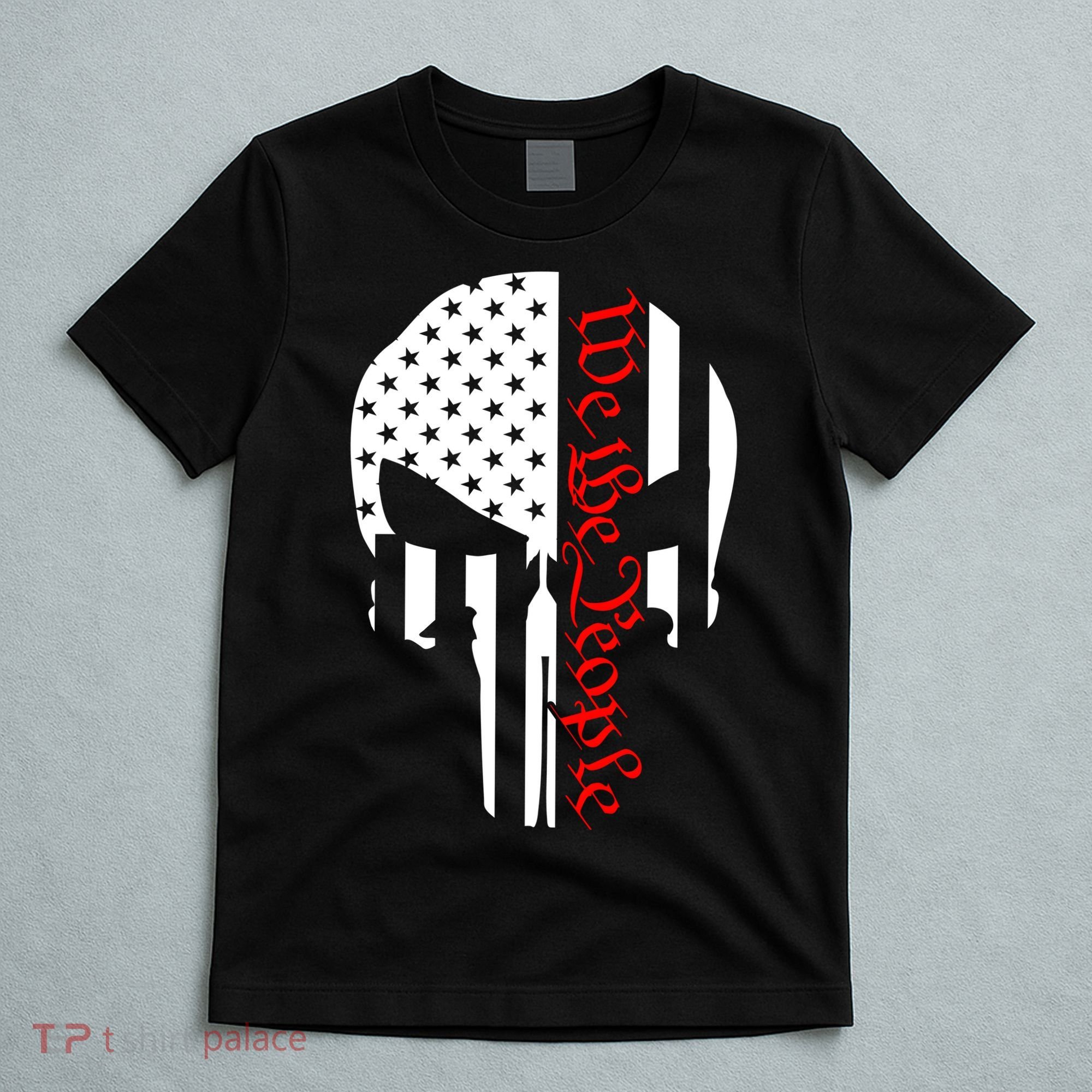We The People Skull Patriotic Freedom T-Shirt