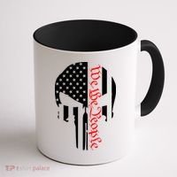 We The People Skull Patriotic Freedom Coffee Mug thumb 1