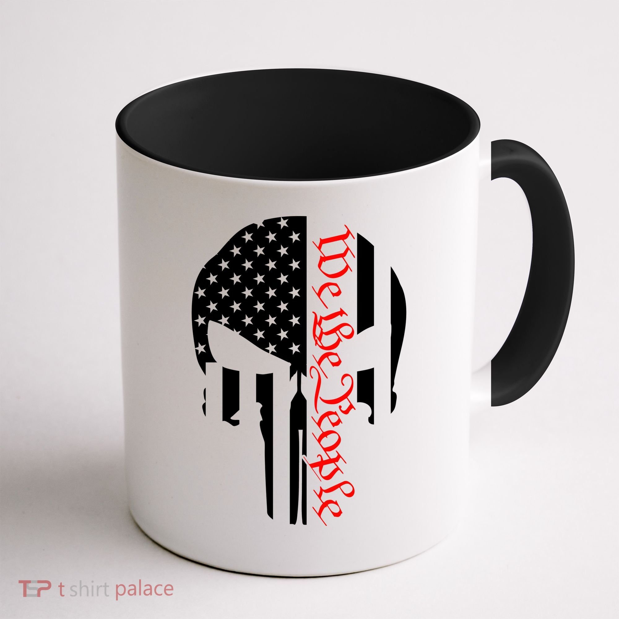We The People Skull Patriotic Freedom Coffee Mug