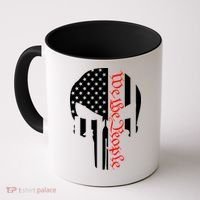 We The People Skull Patriotic Freedom Coffee Mug thumb 0