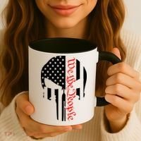 We The People Skull Patriotic Freedom Coffee Mug thumb 3