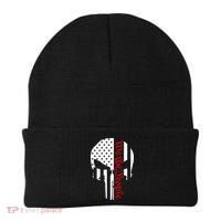 We The People Skull Patriotic Freedom Beanie thumb 0