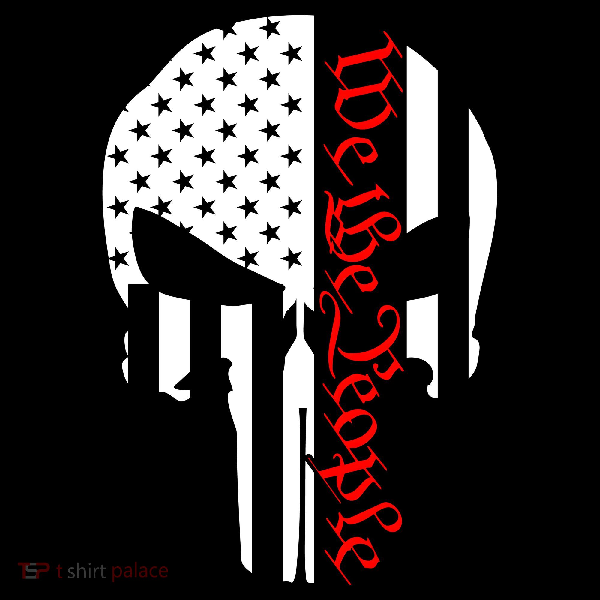 We The People Skull Patriotic Freedom Women's Hoodie
