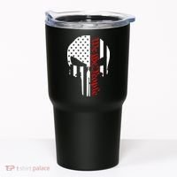 We The People Skull Patriotic Freedom Tumbler thumb 0