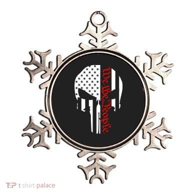 We The People Skull Patriotic Freedom Ornament