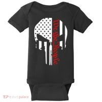 We The People Skull Patriotic Freedom Baby Bodysuit thumb 0