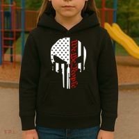 We The People Skull Patriotic Freedom Kids Hoodie thumb 3