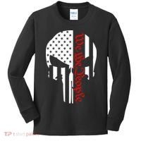 We The People Skull Patriotic Freedom Kids Long Sleeve Shirt thumb 0