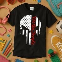 We The People Skull Patriotic Freedom Kids T-Shirt thumb 3