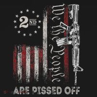 We The People Are Pissed Off Vintage Us America Flag Guns T-Shirt thumb 7