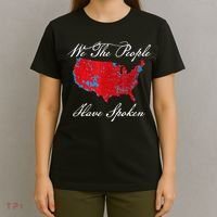We The People Have Spoken Map Of 2024 Election Results T-Shirt thumb 4