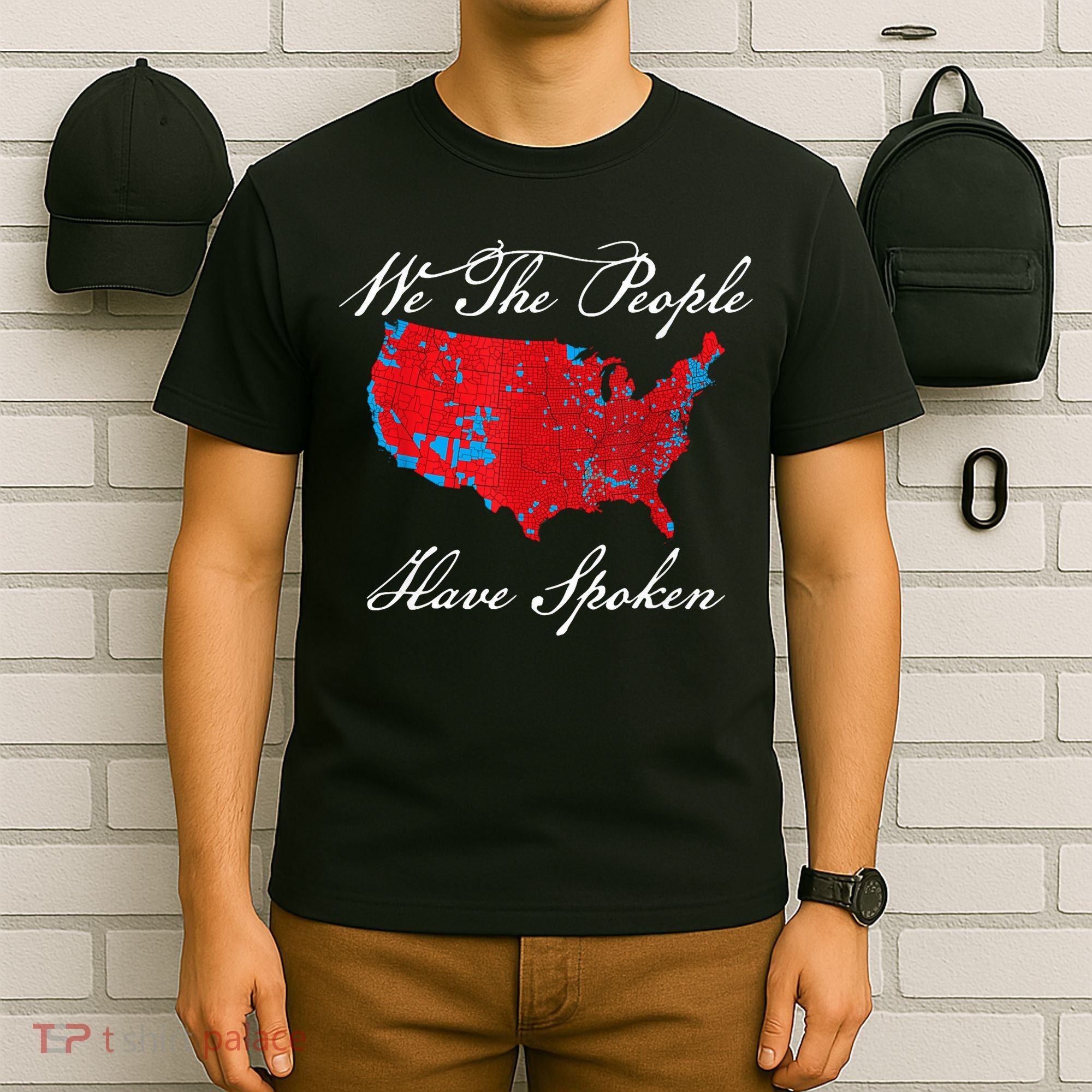We The People Have Spoken Map Of 2024 Election Results T-Shirt