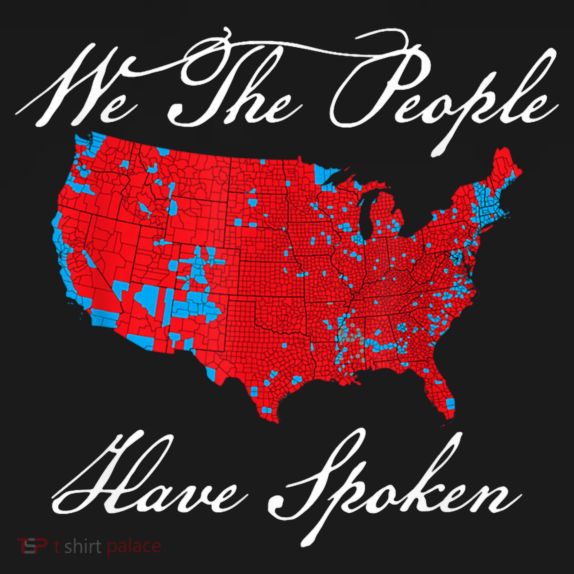 We The People Have Spoken Map Of 2024 Election Results Mousepad