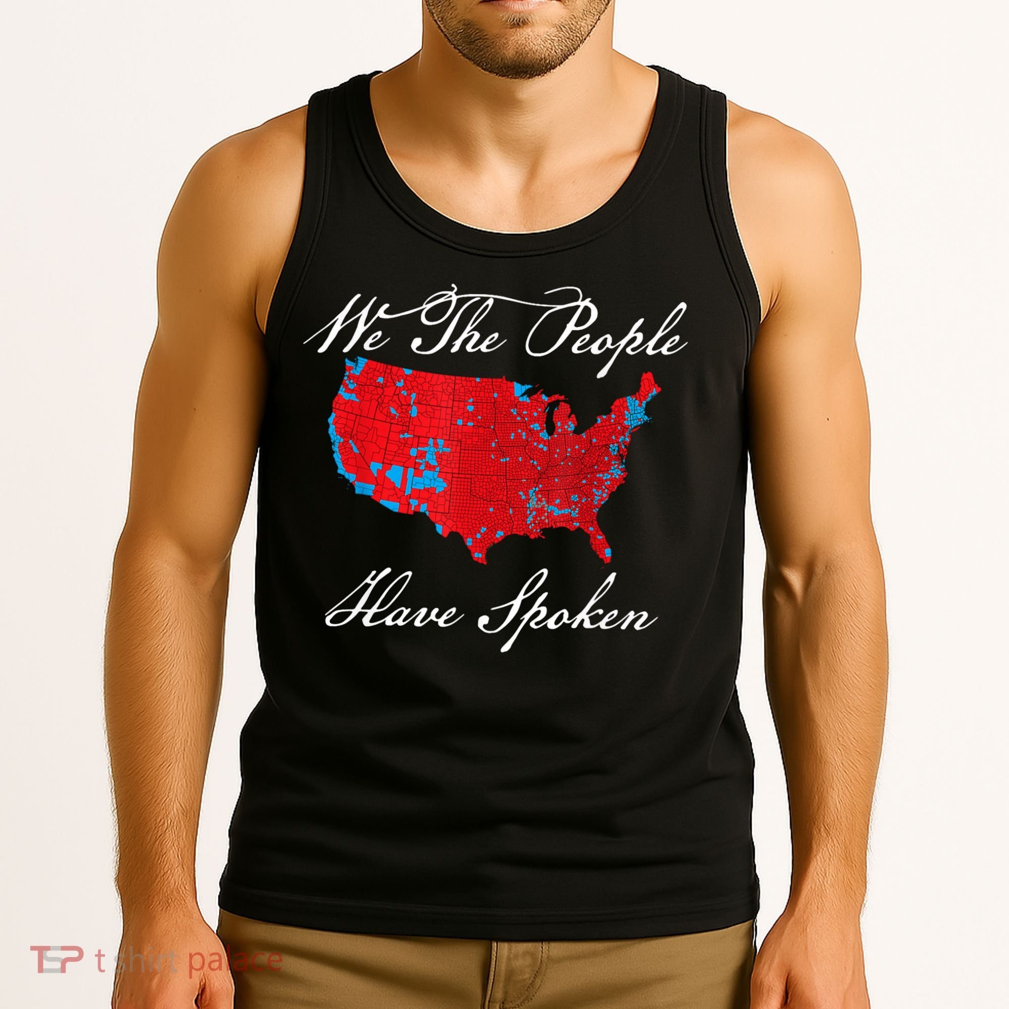 We The People Have Spoken Map Of 2024 Election Results Tank Top