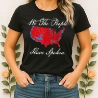 We The People Have Spoken Map Of 2024 Election Results Women's T-Shirt thumb 2