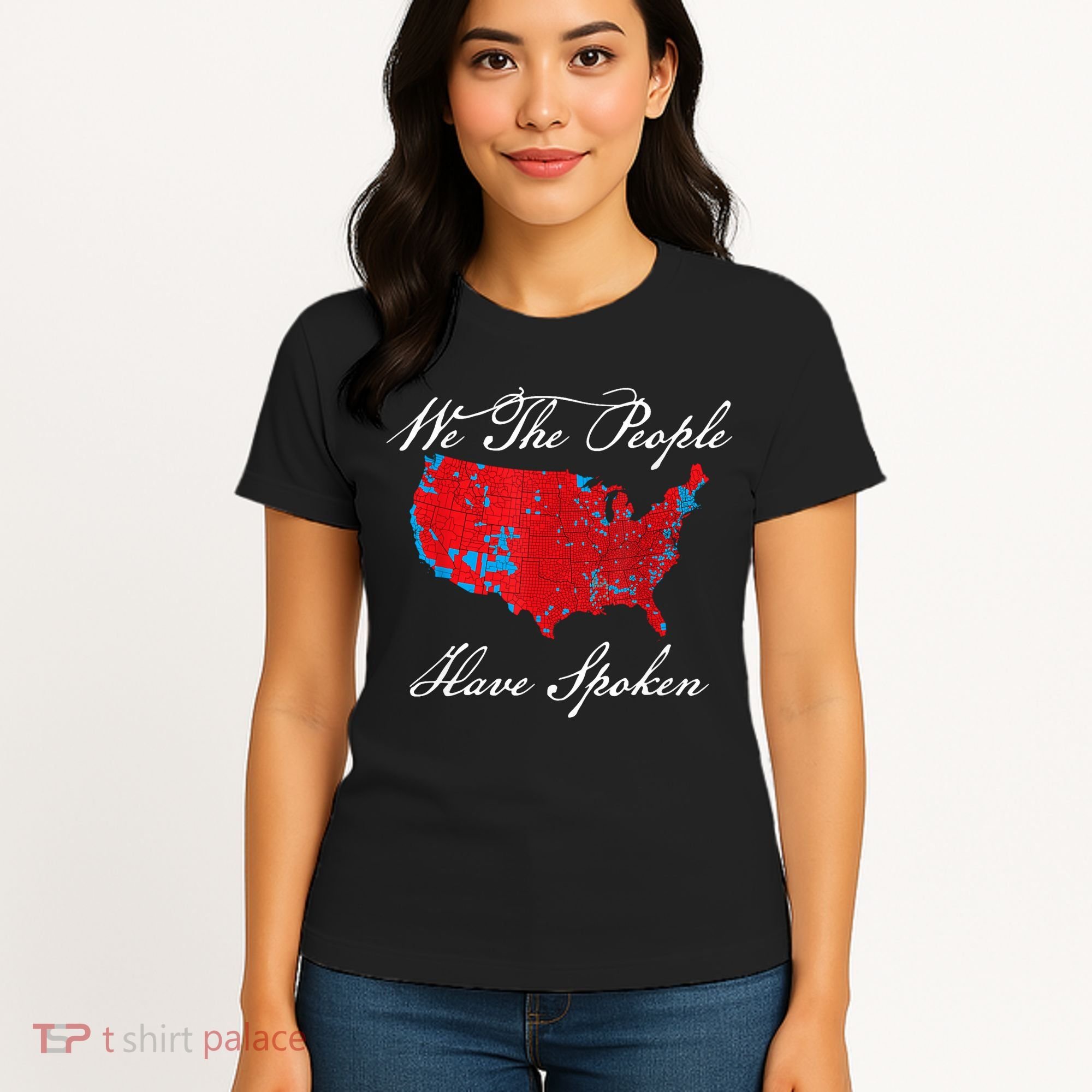 We The People Have Spoken Map Of 2024 Election Results Women's T-Shirt