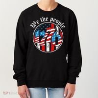 We The People 1776 Patriotic USA Americanism Women's Sweatshirt thumb 0