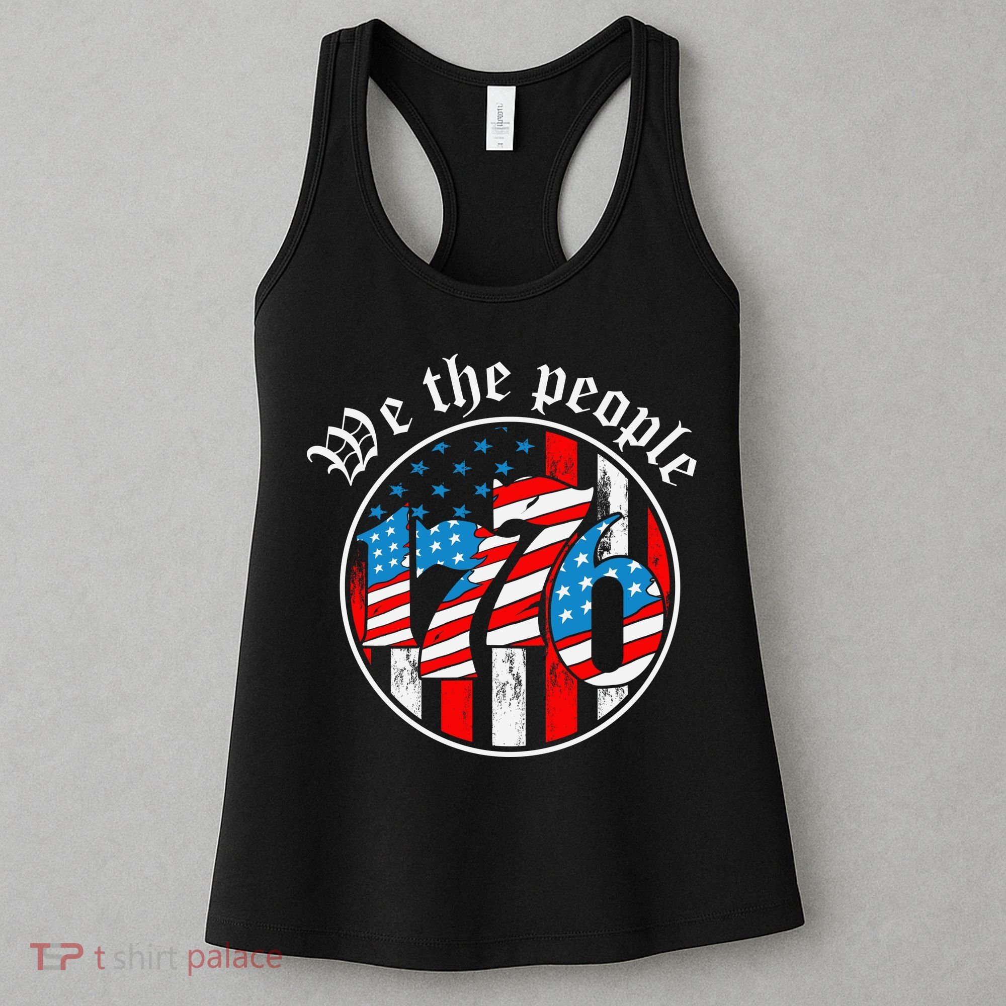We The People 1776 Patriotic USA Americanism Women's Tank Top